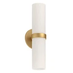 Kuzco Milano 15" Led Wall Sconce, Brushed Gold/opal WS9815-BG. Fixed Price $140.80.