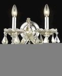 Elegant Maria Theresa Light 12" Royal Cut Sconce, Smoke 2800W2GT-GT-RC. Fixed Price $258.00.