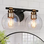 Zevni Z-F7M7NYJF-4542 14" Black Bathroom Vanity Light. Fixed Price $19.99.