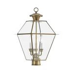 Livex Lighting 2384 Westover 22"H Outdoor Single Head - Brass. Fixed Price $499.96.