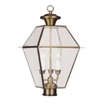 Livex Lighting Westover Outdoor Post Head Antique Brass. Fixed Price $439.96.
