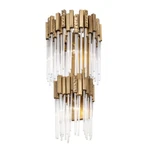 Varaluz Matrix Light 2-TIER Sconce, Havana Gold/clear 309W02LHG. Fixed Price $599.00.