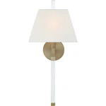 Crystorama REN-261-AG Renee Bath Sconce Wall Light In Aged Brass. Fixed Price $182.40.