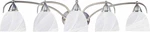 Volume Lighting V2615 Nickel Kora 5-LIGHT 39.75"W Bathroom Vanity. Fixed Price $149.40.