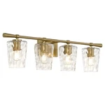 Quorum International 5204-4 Cassini Light 33"W Vanity Brass. Fixed Price $238.00.