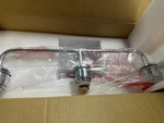 West Elm Sculptural Triple Sconce Chrome No Globe Bathroom Light. Fixed Price $69.00.
