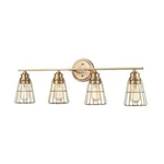Millennium Lighting 32 In. 4-LIGHT Modern Gold Vanity 3384-MG. Fixed Price $60.11.
