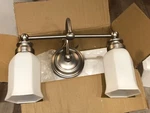 Norwell Lighting 8912-BN-HXO Emily Two Wall Sconce Brushed Nickel Hexa. Fixed Price $79.00.