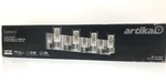Artika Essence 27 In. 4-LIGHT Chrome Led Vanity With Bubble Glass New. Fixed Price $89.99.