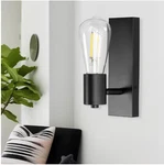 Briignite 7.09 In. 1-LIGHT Antique Black Wall Sconce With Clear Glass Shade. Fixed Price $15.56.