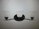 Volume Lighting Trinidad 3-LIGHT Indoor Antique Bronze Bath Vanity Wall Mount. Fixed Price $37.75.
