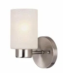Ciata 1-LIGHT Interior Wall Fixture, Brushed Nickel FINISH-1 Pk. Fixed Price $36.53.