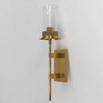 Visual Comfort Beza 22.5" Tall Large Tail Sconce In Aged Brass RB2012AB-CG. Fixed Price $475.00.