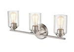 Millennium Lighting Silver Vanity 3-LIGHT Bathroom Fixture Brushed 3683-SN. Fixed Price $52.95.