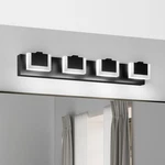 30 Inch 4 Lights Modern Black Led Vanity Fixture Bathroom Wall Over Mirror. Fixed Price $72.99.
