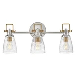 Hinkley Lighting Easton Vanity, Polished Nickel/clear Seedy - 51273PN. Fixed Price $329.00.