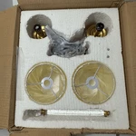 Maxim Lucent Two Light Wall Sconce With Heritage Finish Single 2-E12 Cand. Fixed Price $40.00.