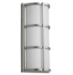 Oxygen Leda Outdoor Wall Sconce Satin Nickel Lantern Light 2-712-224 16.5X7.25. Fixed Price $120.00.