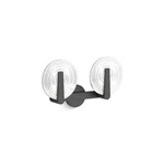 Kohler Hint 2-LIGHT Matte Black Swirl Glass Wall Sconce 38397-SC02S-BLL. Fixed Price $150.00.
