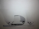 Progress Adorn Collection 2-LIGHT Polished Chrome Etched Glass Bath Vanity. Fixed Price $35.95.