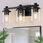 Lohas Led Bathroom Vanity Light, 3-LIGHT Modern Black Wall Sconce Lighting .... Fixed Price $51.09.