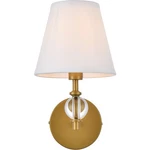 Living District LD7021W6BR Bethany Light 8.5 Inch Brass Bath Sconce Wall. Fixed Price $66.00.