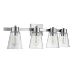 Prominence Home Fairendale 4 Bathroom Wall Vanity Light, Brushed Nickel. Fixed Price $63.99.