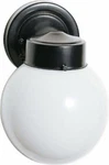 Nuvo 77-992 1-LIGHT 6" Porch Wall Fixture With White Globe And Black Finish. Fixed Price $30.19.