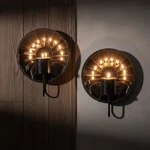 Iron Candle Sconces Wall Holder Set Of 2 Multi-angle Light Reflection. Fixed Price $51.70.