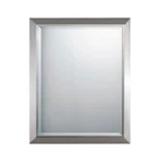 Kichler 41011NI 30" X 24" Modern Steel Framed Accent Mirror - Brushed Nickel. Fixed Price $125.00.