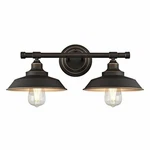 Westinghouse 6354800 Iron Hill Two-light Wall Fixture, Oil Rubbed Bronze Finish. Fixed Price $75.44.