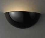 Justice Design Group CER-1300-CBGD Small Quarter Sphere Ambiance Wall Sconce Bla. Fixed Price $150.00.