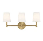 Meridian M80051 3 Light 24"W Bathroom Vanity - Brass. Fixed Price $274.00.