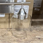 Asd 2-LIGHT Vanity Lighting Nickel Finish Clear Glass E26 Base Modern Wall Mount. Fixed Price $25.00.