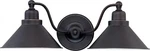 Nuvo Lighting 60/1711 Bridgeview - Two Wall Sconce, Mission Dust Bronze. Fixed Price $40.99.