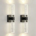 Black Modern Led Wall - 18 Inch Sconces Set Of Two 4000K Dimmable.... Fixed Price $192.30.