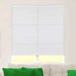 Calyx Interiors Pleated Fabric Window Shade, Light Filtering, Cordless, 22.5".... Fixed Price $31.64.
