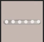 Kichler 5018 Nickel & Vanity 36"W 6-BULB Bathroom Lighting Fixture. Fixed Price $45.00.