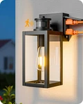 Porch Lights With Gfci Outlet, 12" Dusk To Dawn Modern Outdoor Wall. Fixed Price $39.99.