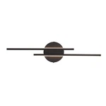 Uixe 21.4" 2-LIGHT Matte Black Modern Integrated Led Vanity Bar Bathroom. Fixed Price $22.99.
