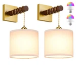 Rechargeable Battery Operated Wall Sconce Set Of Two, 8000MAH Wireless S.... Fixed Price $50.73.