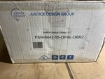 Justice Design Lighting FSN-8442-55-OPAL-DBRZ 2-LIGHT Bath Bar, Dark Bronze. Fixed Price $118.99.