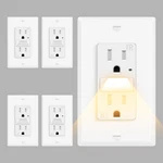 Pack Wall Outlet With Auto-induction Led Night Light, 15A Tamper-resistant .... Fixed Price $48.09.