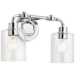 Kichler 45665 Gunnison 2 Light 17"W Bathroom Vanity - Chrome. Fixed Price $194.99.