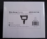 American Lighting Slim Array 15W Led Flood 3CCT Wall Hardwired Bk 1050LM. Fixed Price $37.79.