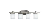 Kichler Lege 30.5 In. 4-LIGHT Brushed Nickel Contemporary Bathroom Vanity. Fixed Price $220.00.