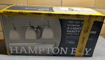 Hampton Bay Solomone 3-LIGHT Vanity Fixture Chrome Finish 22" Item# 1001 224 329. Fixed Price $26.38.