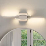 Joossnwell Brushed Nickel Bathroom Vanity Lights Fixtures Over Mirror 5CCT Dimma. Fixed Price $102.79.
