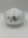 White Glass Round Lamp Shade Floral Blue Daisy Ceiling Light Diffuser Retro. Fixed Price $29.99.