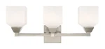 Livex Lighting 10283 Nickel Aragon 3-LIGHT 23"W Bathroom Vanity. Fixed Price $249.96.